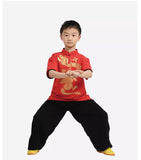 Traditional Martial Art Tai Chi Kung Fu Summer Uniform Suit Size 110-185 Unisex Adult & Junior