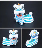 Cultural Art Chinese Traditional Miniature Lion Dance Handicraft Car Decorative 9.5 x 5 x 9.5 cm 8 Colours Left/Right