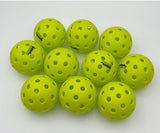ZOUL 'All In Pickleball' Pickleball Outdoor Training Balls 6/12/20 pcs Green