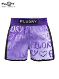 FLUORY MTSF152 MUAY THAI BOXING SHORTS XS-XXXL UNISEX JUNIOR & ADULT PURPLE