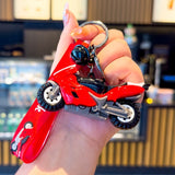 3D Sport Bike Motorcycle Keychain Gifts 5 Colours