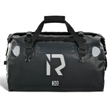 RIDEIRON 30L Large Capacity Motorcycle Travel Dry Bag Tail Bag 500D PVC Black
