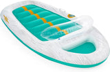 Vacation Inflatable Yacht Lounge Inflatable Pool & Water Float with Air Pump 216 x 117 cm