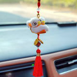 Cultural Art Chinese Traditional Miniature Lion Dance Handicraft Car Hanging Ornament Decorative 9 Colours