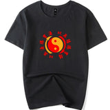 Martial Art Kung Fu JKD Jeet Kune Do Training T-Shirt Cotton Junior & Adult Size S-3XL/110-150 Black/White