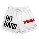 LVFT HIT HARD Sport Boxing Gym Quick-Dry Compression Training Shorts Trunks M-4XL Adult 5 Colours