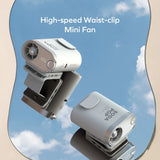 Momax 1° Go Clip High-Speed Waist-Clip Mini Fan 3000mAh