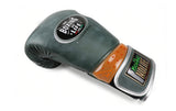 No Boxing No Life GEL Enforced Layer D30 Boxing Gloves Velcro closure Microfiber 10-16 oz Green