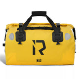 RIDEIRON 30L Large Capacity Motorcycle Travel Dry Bag Tail Bag 500D PVC Yellow