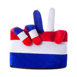 2026 Soccer Football Fan Velvet Victory Finger Hat Unisex Free Size 5 Colours