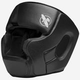 HAYABUSA T3 MUAY THAI BOXING MMA SPARRING HEADGEAR HEAD GUARD PROTECTOER Leather S-M/X-XL Black