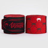 VENUM-05474-003 KONTACT EVO MONOGRAM BOXING HANDWRAPS ELASTIC 4m Red