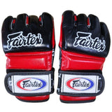 FAIRTEX MMA SUPER SPARRING GLOVES FGV17 Size M Black Red