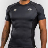 Venum-06052-001 Roger Gracie Academy Short Sleeve Rashguard Size L Black