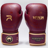 VENUM-04911-050 x Rajadamnern MUAY THAI BOXING GLOVES 8-16 OZ Burgundy