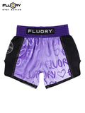 FLUORY MTSF152 MUAY THAI BOXING SHORTS XS-XXXL UNISEX JUNIOR & ADULT PURPLE