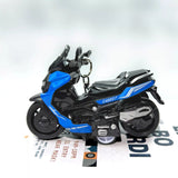 Miniature Sport Scooter Motorcycle Pull-Back Toys Keychain Gifts 4 Colours