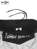 FLUORY MMA-C197 MUAY THAI BOXING MMA SHORTS UNISEX JUNIOR & ADULT XS-XXXL BLACK