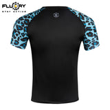 FLUORY RGF11 MMA MUAY THAI BOXING RASHGUARD COMPRESSION T-SHIRT S-XXXL 4 Colours