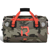 RIDEIRON 30L Large Capacity Motorcycle Travel Dry Bag Tail Bag 500D PVC Camouflage