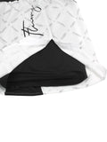FLUORY MMA-C197 MUAY THAI BOXING MMA SHORTS UNISEX JUNIOR & ADULT XS-XXXL BLACK
