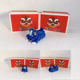 Cultural Art Chinese Traditional Miniature Lion Dance Handicraft Car Decorative 4.5 x 4.5 x 9 cm 3 Colours