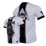 ROLLHO GOD ANUBIS  COMBAT SPORTS TRANING T-SHIRT RASHGUARD Unisex Size S-XXL