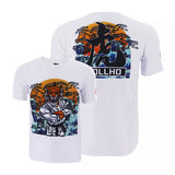 ROLLHO JIU-JITSU TIGER COMBAT SPORTS TRANING T-SHIRT RASHGUARD Unisex Size S-XXL