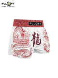 FLUORY MTSF115 MUAY THAI BOXSHORTS XS-XXXL Rot Gelb UNISEX JUNIOR &amp; ERWACHSENE