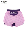 FLUORY MMA-C197 MUAY THAI BOXING MMA SHORTS UNISEX JUNIOR & ADULT XS-XXXL PURPLE