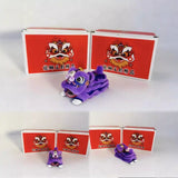 Cultural Art Chinese Traditional Miniature Lion Dance Handicraft Car Decorative 4.5 x 4.5 x 9 cm 3 Colours