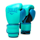 EVERLAST POWERLOCK 2R BOXING GLOVES  Synthetic Leather Size 8-16 oz Sky Blue