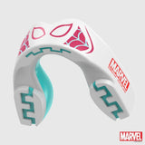 SAFEJAWZ Marvel Spider-Gwen SPORTS MUAY THAI BOXING MMA SELF-FIT MOUTHGUARD White Senior Age 12+