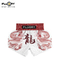 FLUORY MTSF115 MUAY THAI BOXSHORTS XS-XXXL Rot Gelb UNISEX JUNIOR &amp; ERWACHSENE