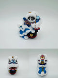 Cultural Art Chinese Traditional Miniature Lion Dance Handicraft Car Decorative 8.5 x 5.5 x 4 cm 9 Colours