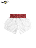 FLUORY MTSF115 MUAY THAI BOXSHORTS XS-XXXL Rot Gelb UNISEX JUNIOR &amp; ERWACHSENE