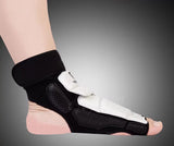 TEEWOO WT Approved TKD Taekwondo Foot Protectors Unisex Size XXS-XXL Black White
