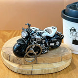 Miniature Sports Cruiser Motorcycle Pull-Back Toys Keychain Gifts 4 Colours