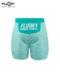 FLUORY MMA-C197 MUAY THAI BOXING MMA SHORTS UNISEX JUNIOR & ADULT XS-XXXL GREEN