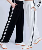 Traditional Martial Art Tai Chi Kung Fu Training Pants Trousers Size XS-XXL 2 Colours Unisex Adult & Kid