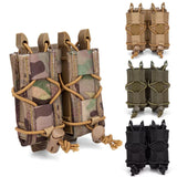 Airsoft Tactical Military Universal Double Pistol Magazine Pouch 4 Colours