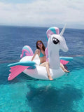 Giant Inflatable Unicorn Pool Float 250x190x130 cm