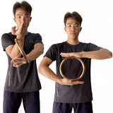 Traditional Martial Art Wing Tsun Kung Fu Smooth Durable Stainless Steel Rattan Training Ring Size S