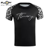 FLUORY RGF11 MMA MUAY THAI BOXING RASHGUARD COMPRESSION T-SHIRT S-XXXL 4 Colours