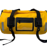 Heavy-duty Large Capacity Motorcycle Travel Dry Bag Tail Bag 500D PVC Size 40/60L Yellow