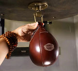SUMMITDRAGON Handcrafted Vintage Boxing  Punching Speed Bag Cowhide Leather