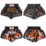 YOKKAO TIGER MT SIGNATURE MUAY THAI MMA BOXING Shorts S-XXL Black