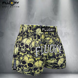 FLUORY NTS-C1185 MUAY THAI BOXING SHORTS XS-XXXL UNISEX JUNIOR & ADULT