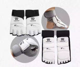 TEEWOO WT Approved TKD Taekwondo Fight Gloves Unisex Size XXS-XXL Black White