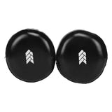 FIGHTBRO MUAY THAI BOXING MMA AIR FOCUS MITTS PADS PAIR Black/White